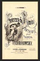 Титульный лист издания симфонической фантазии 'Франческа да Римини', Op. 32 - кликните по картинке!
