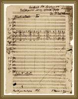 Автограф первой страницы Симфонии №4, Op. 36 - кликните по картинке!