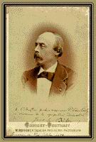 Г. фон Бюлов (1830-1894), немецкий пианист, дирижер, композитор и музыкальный писатель. Первый исполнитель сольной партии посвященного ему Первого фортепианного концерта (Бостон, 1875)