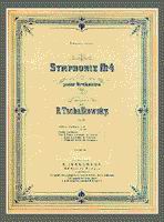 Обложка первого издания Симфонии №4, Op. 36 - кликните по картинке!